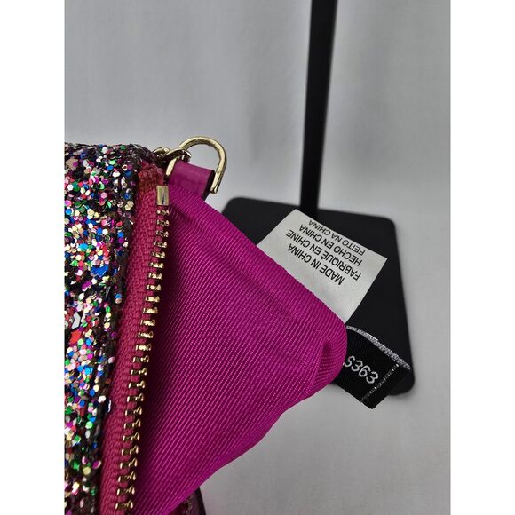 Kate Spade New York Pink Glitterball Sparkle Coin Purse - Picture 11 of 12